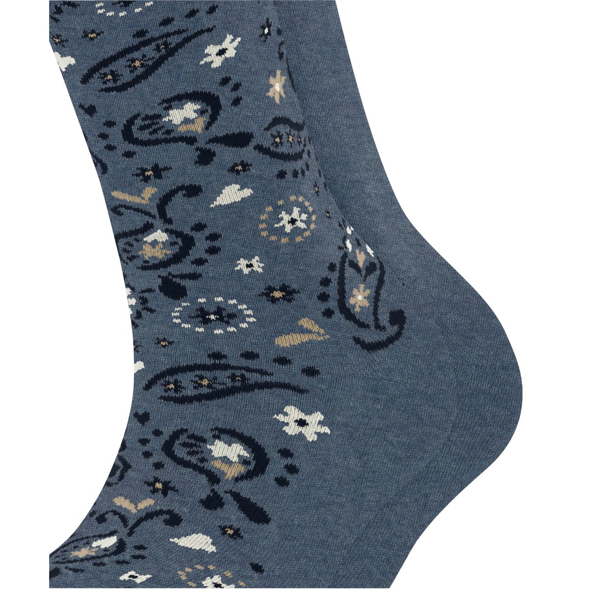 Chaussettes Soft Paiyley 2-Pack Opaque denim, ESPRIT