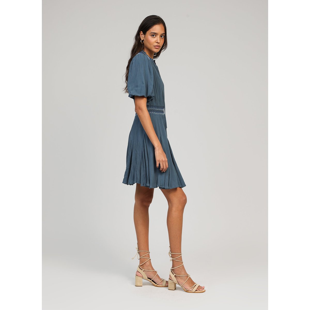 Robe Courte OCLAUDE bleu, AN'GE