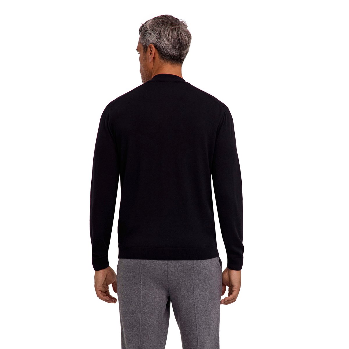 Gilet zippé Pure Merino Wool noir, FALKE
