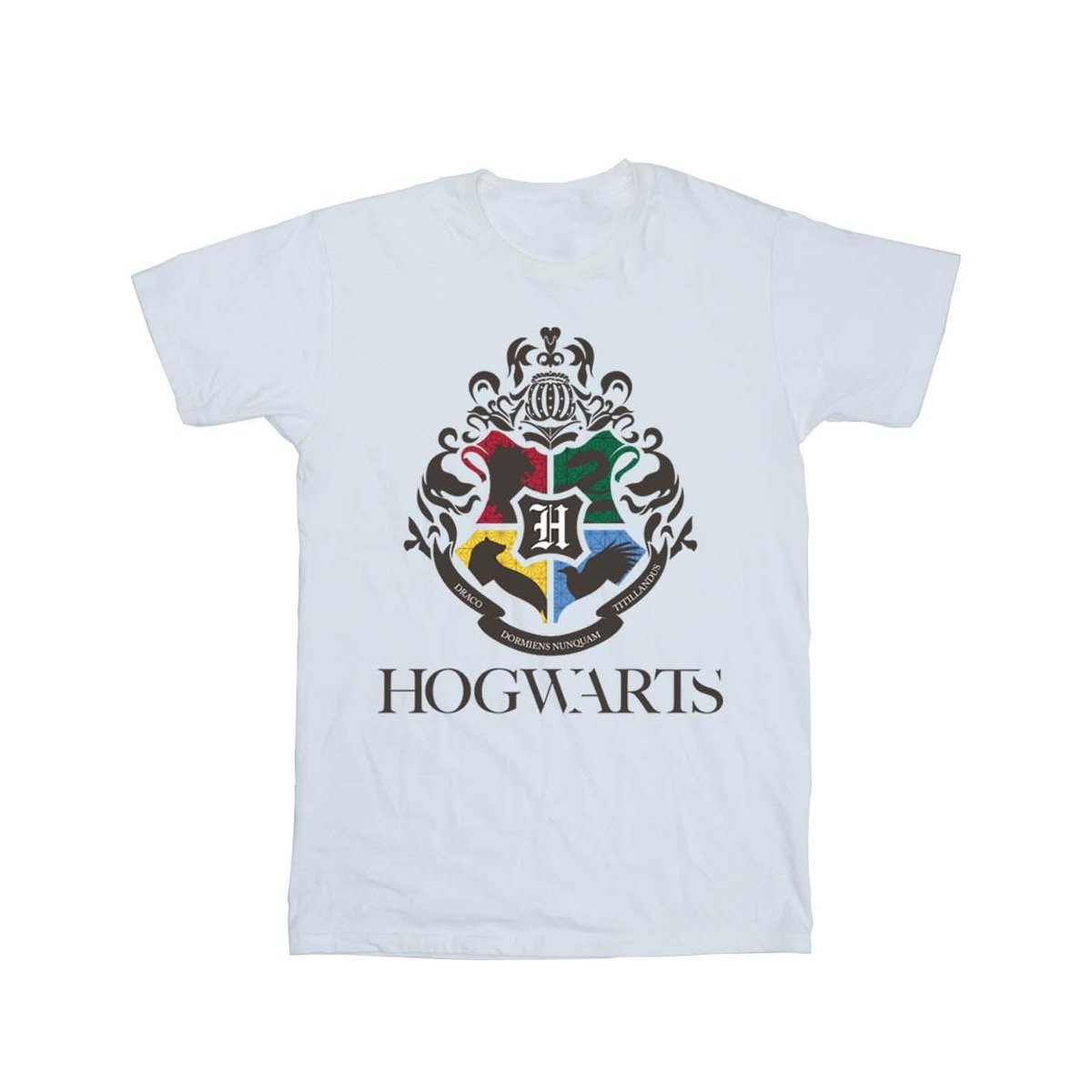 T-shirt HOGWARTS blanc, HARRY POTTER