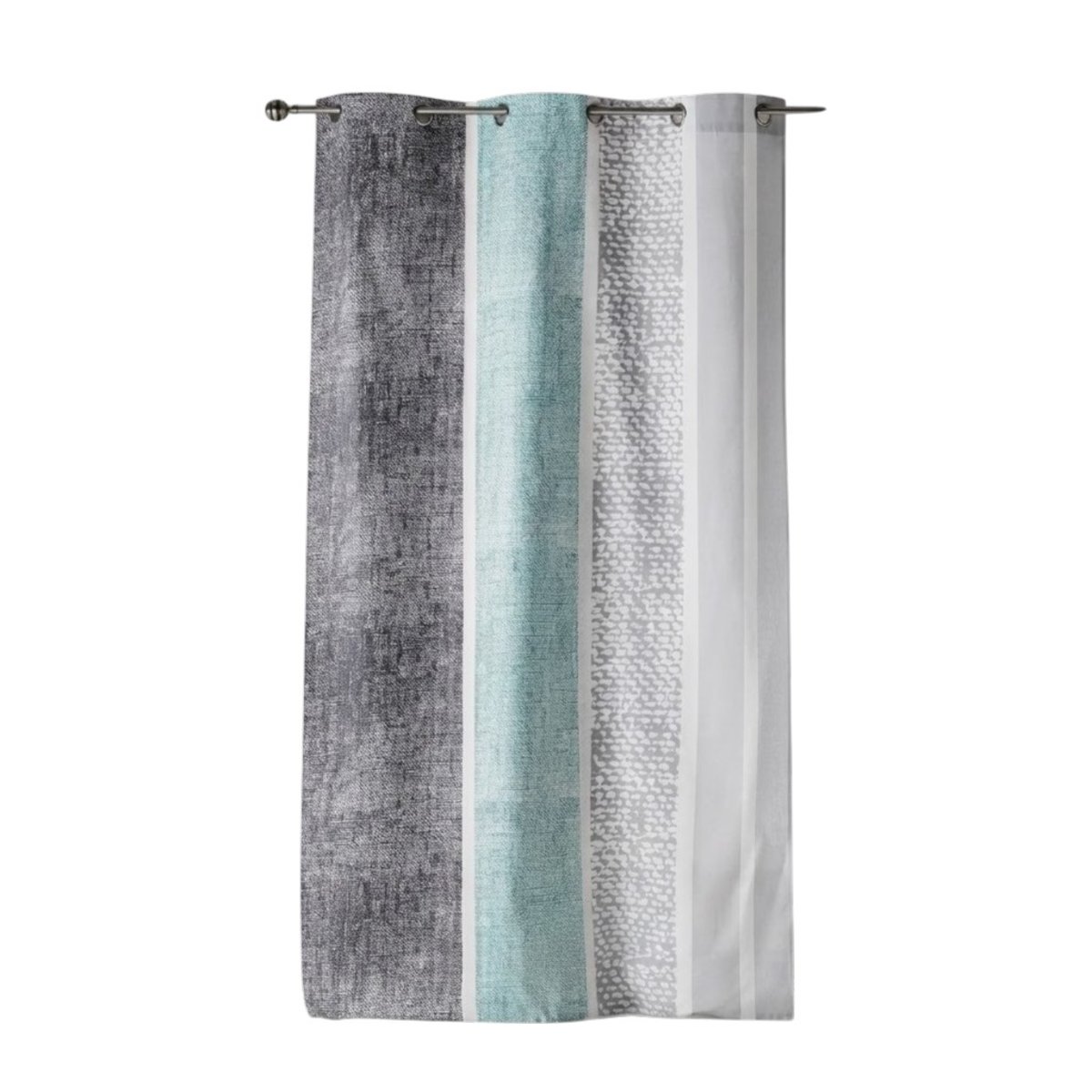 Rideau a oeillets 140 x 240 cm Textilio Menthe menthe, EDEN