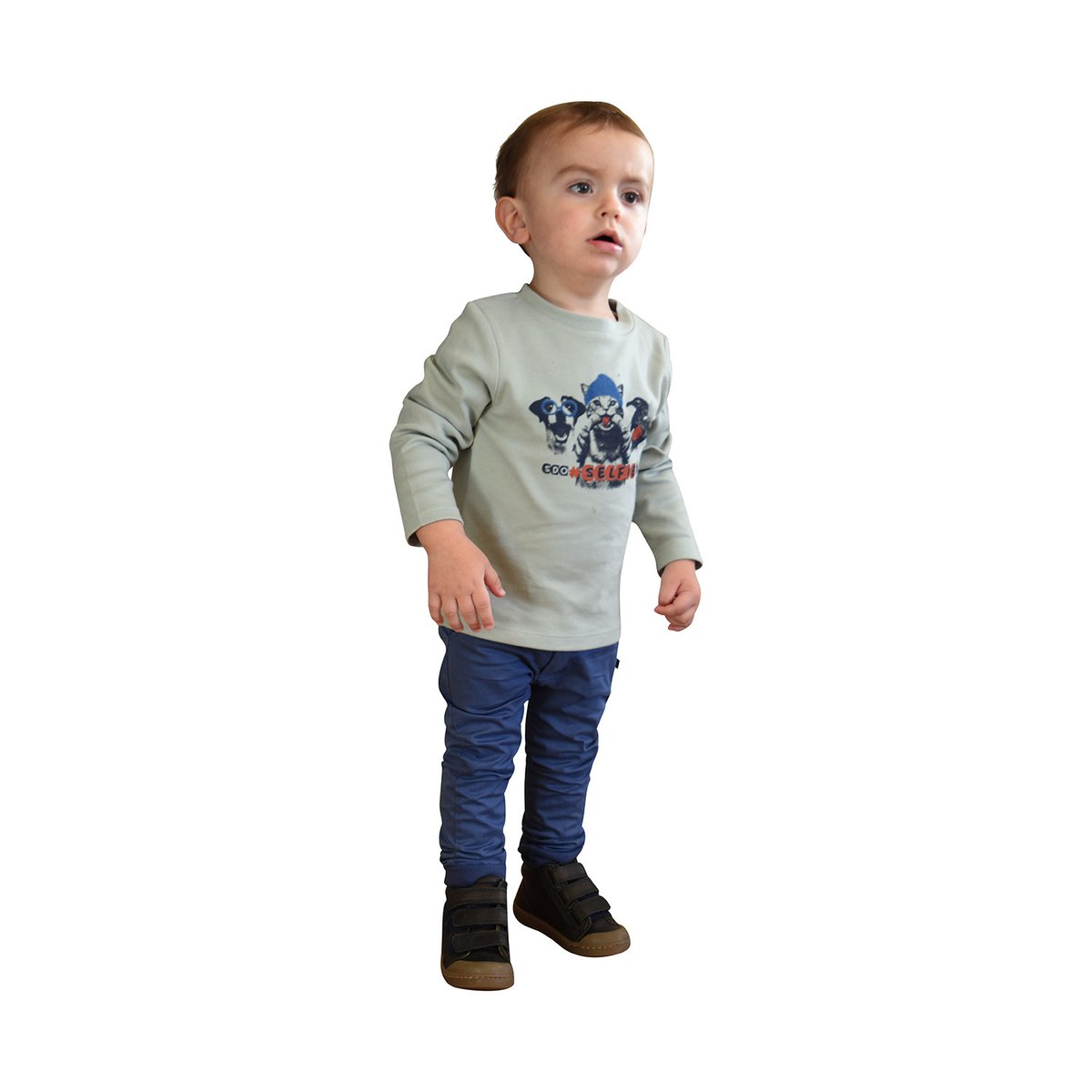 Pantalon justin twill enfant bleu, SUCRE D'ORGE