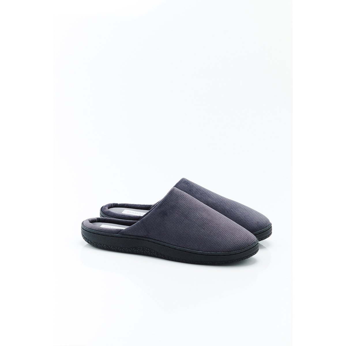 Mules emboîtantes en velours gris, DAMART