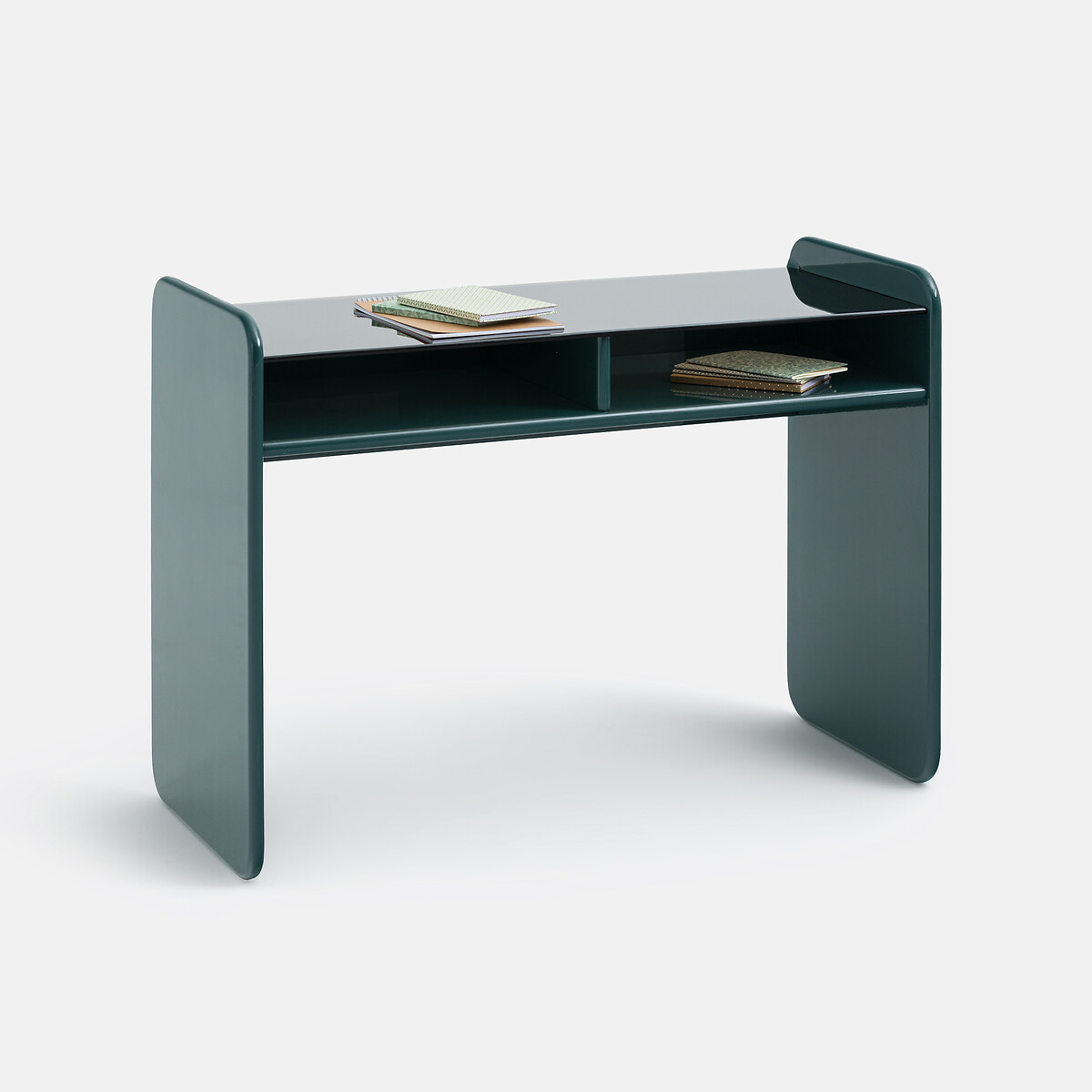 Ericson Desk with Smoked Tempered Glass Top green, LA REDOUTE INTERIEURS