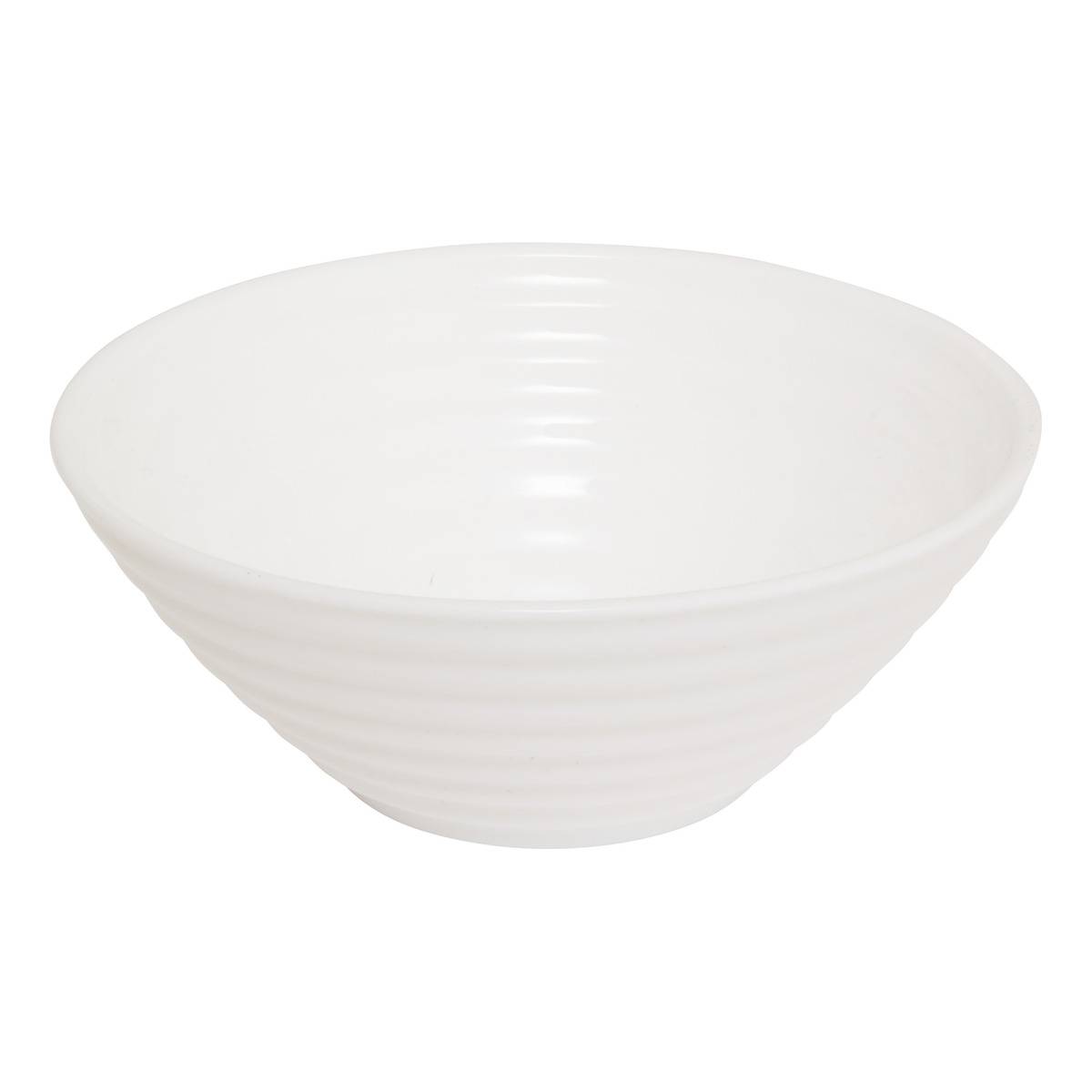 Lot de 12 assiettes dessert D19cm HELOISE blanc, ATMOSPHERA
