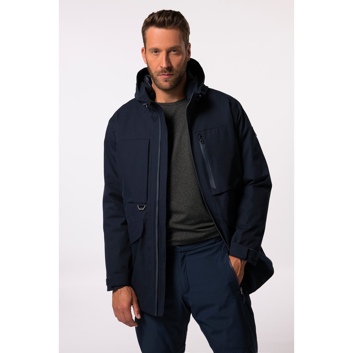 Veste de ski technique, collection Skiwear bleu marine, JP1880