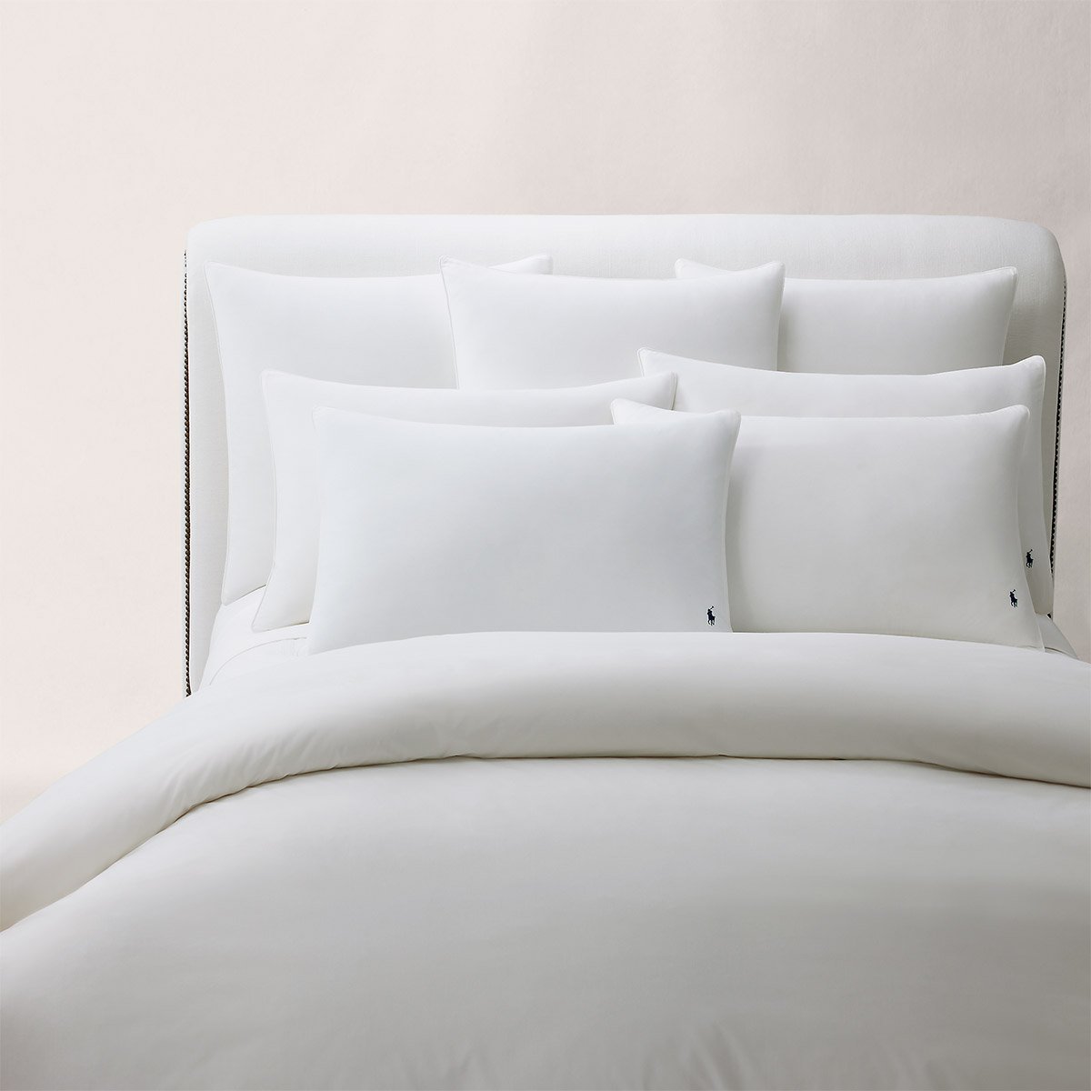 Housse de couette en percale de coton, POLO PLAYER white, RALPH LAUREN HOME