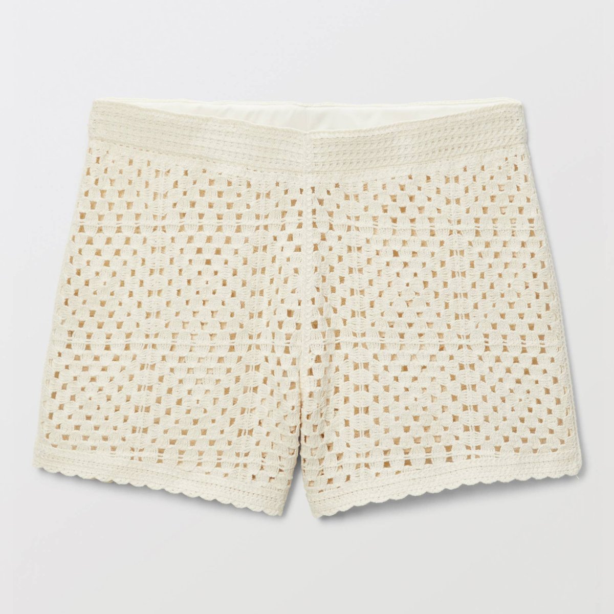 Short en crochet bones, MONOPRIX
