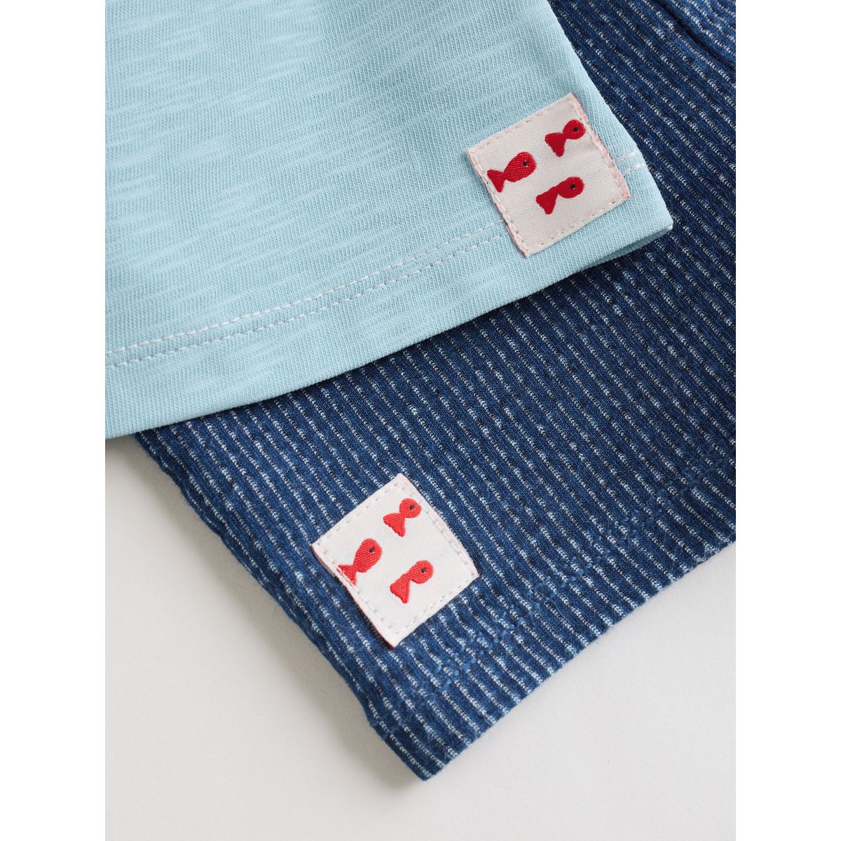 Ensemble short et haut bébé scène nautique bleue, NEXT