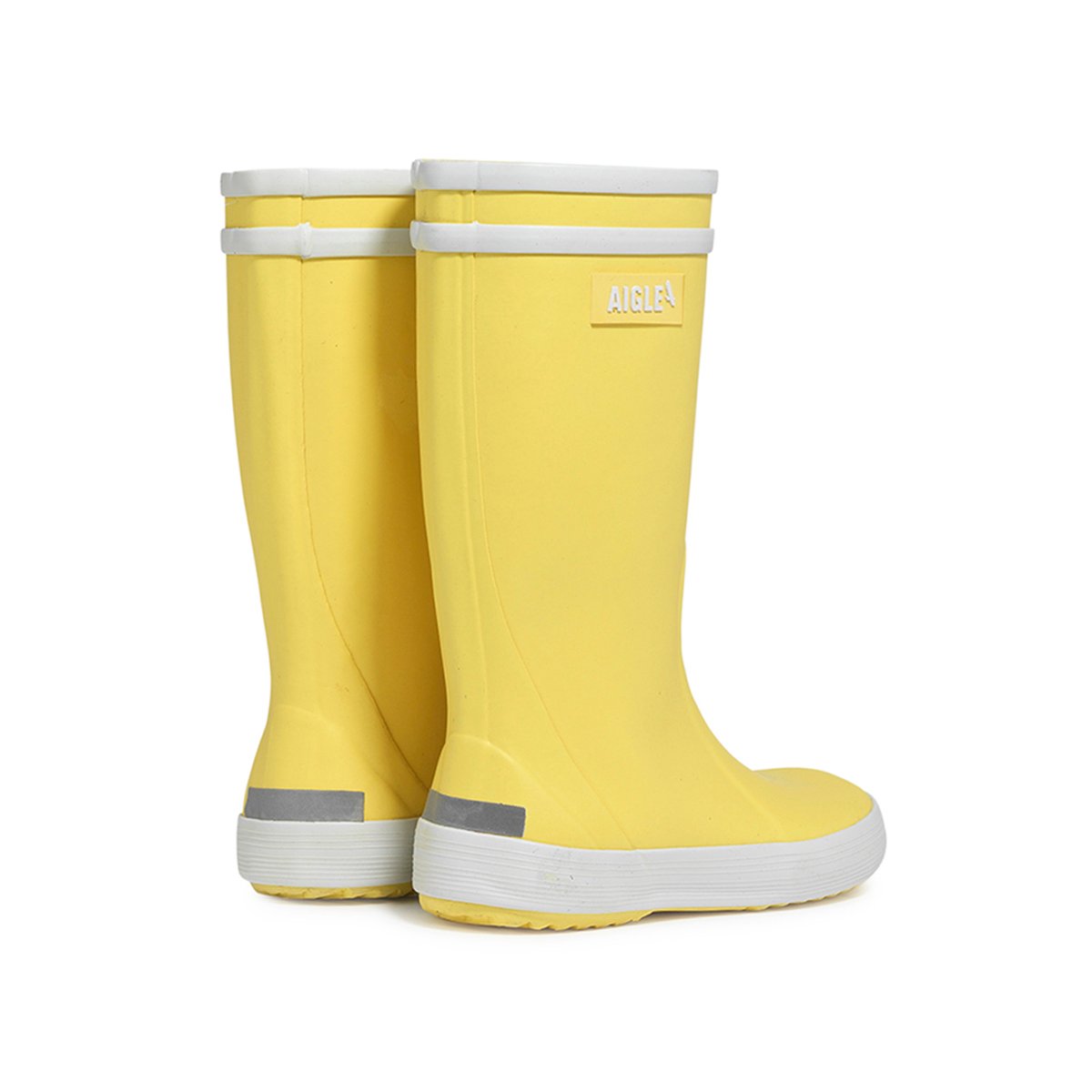 Bottes de pluie Lolly Pop 2  jaune/blanc, AIGLE