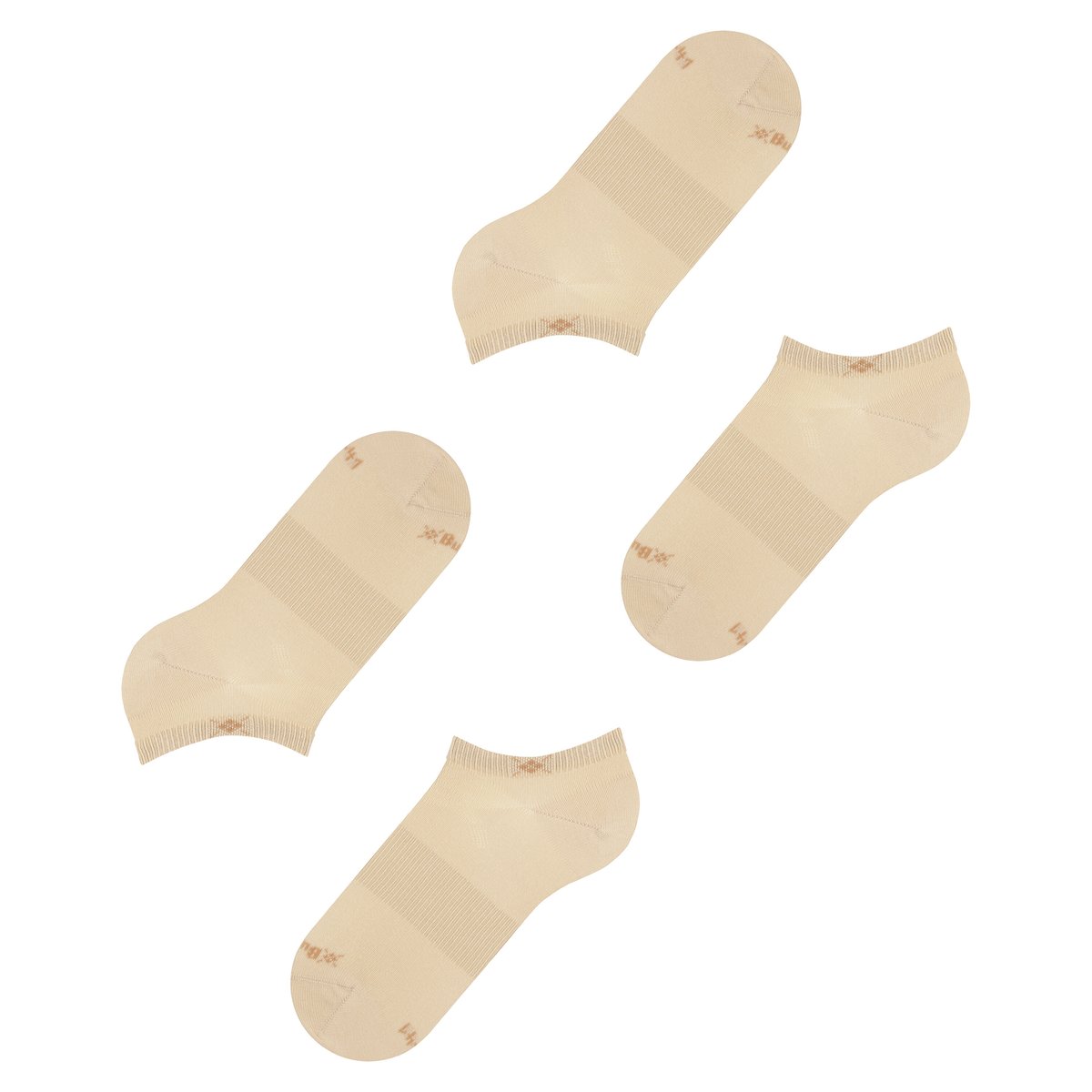 Socquettes Everyday 2-Pack Opaque beige, BURLINGTON