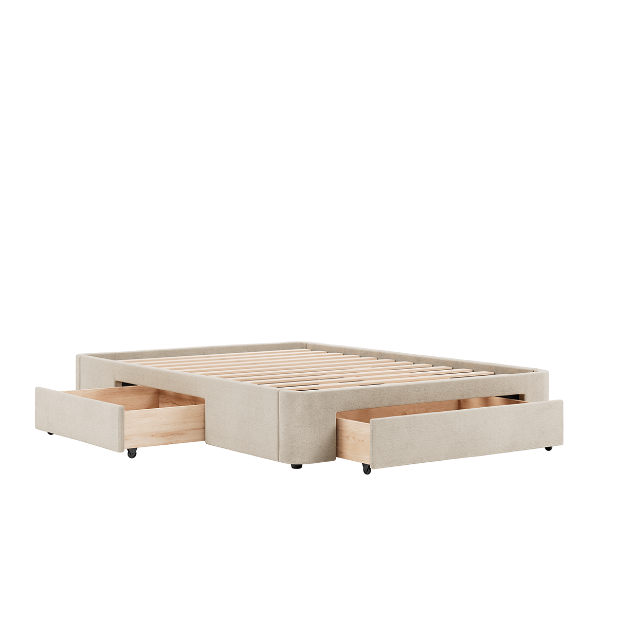 Sommier 3 tiroirs Nova beige, SLOME