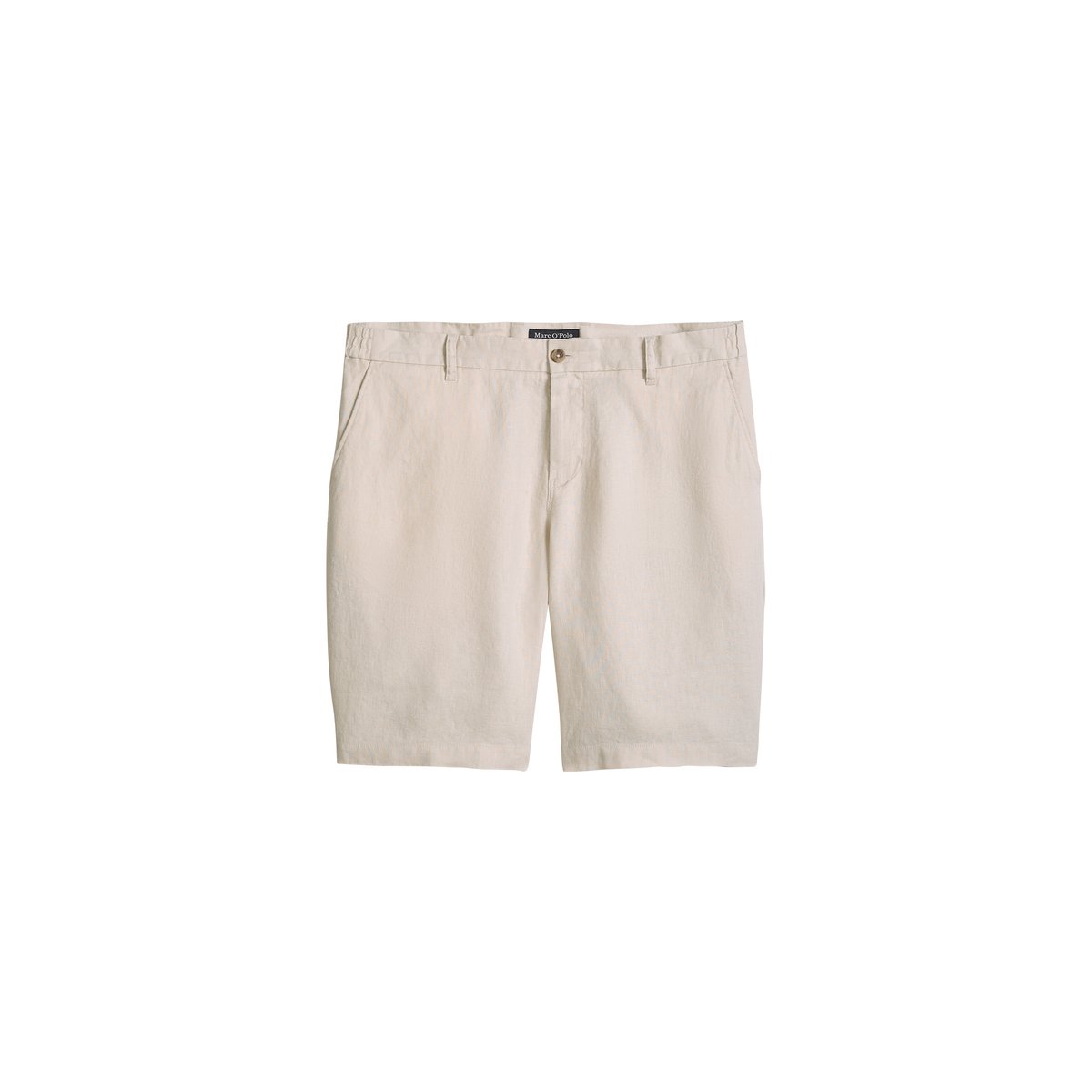 Short modèle Reso Jogger regular en pur lin gris clair, MARC O'POLO