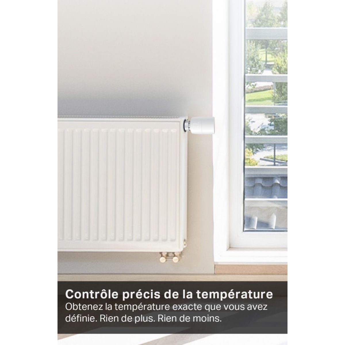 Robinet thermostatique KE100 couleur unique, TP-LINK
