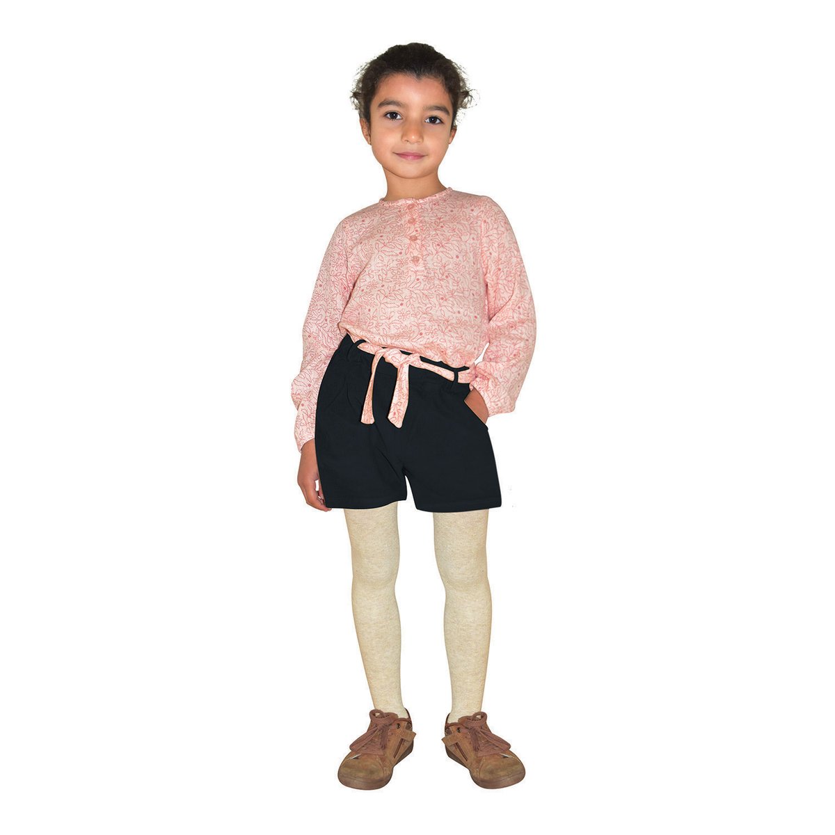 Short samira velours cotele enfant bleu, SUCRE D'ORGE