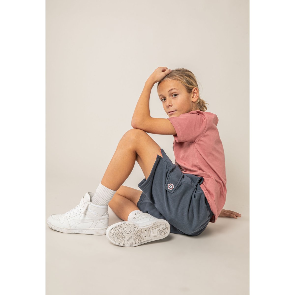 Short jogger garçon KOA indigo, DEELUXE