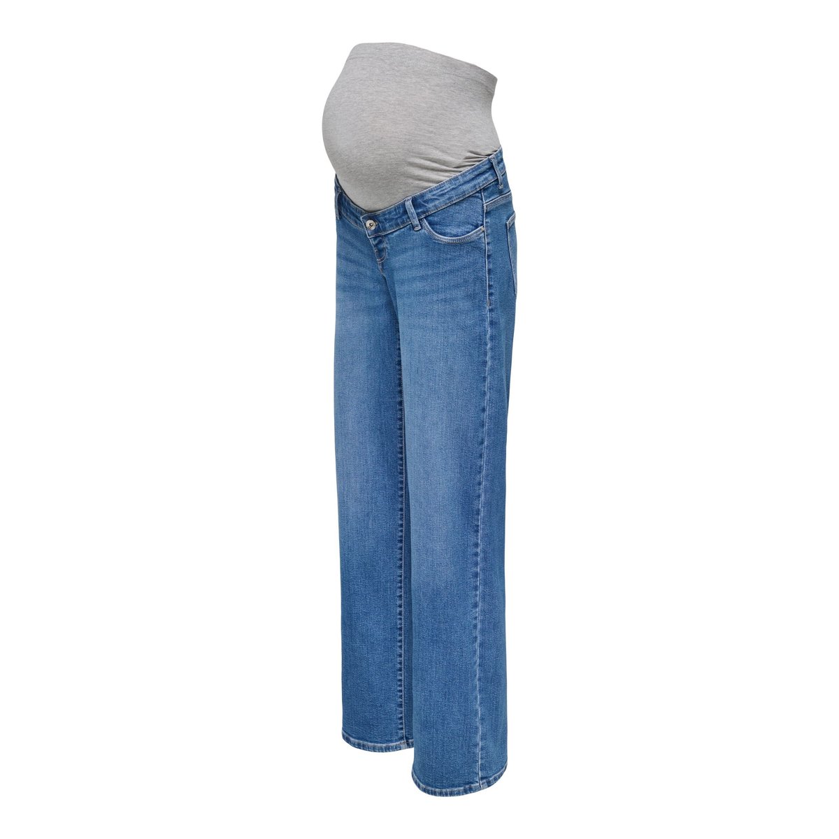 Jean À Jambe Large medium blue denim 1, ONLY