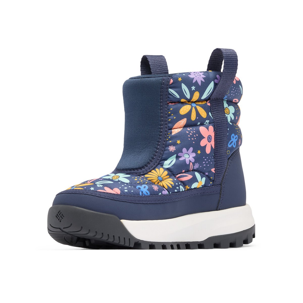 Halfhoge sneeuwlaarzen Snowtrot™ marine/multicolor, COLUMBIA