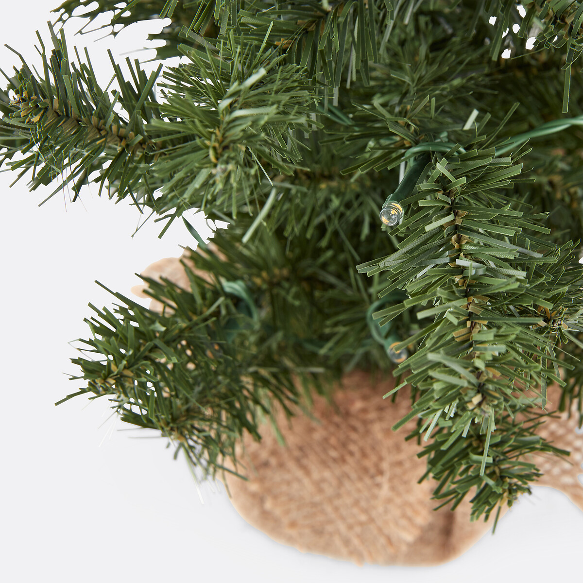 Mini árbol de Navidad luminoso LED al. 60 cm, Caspar verde, LA REDOUTE INTERIEURS