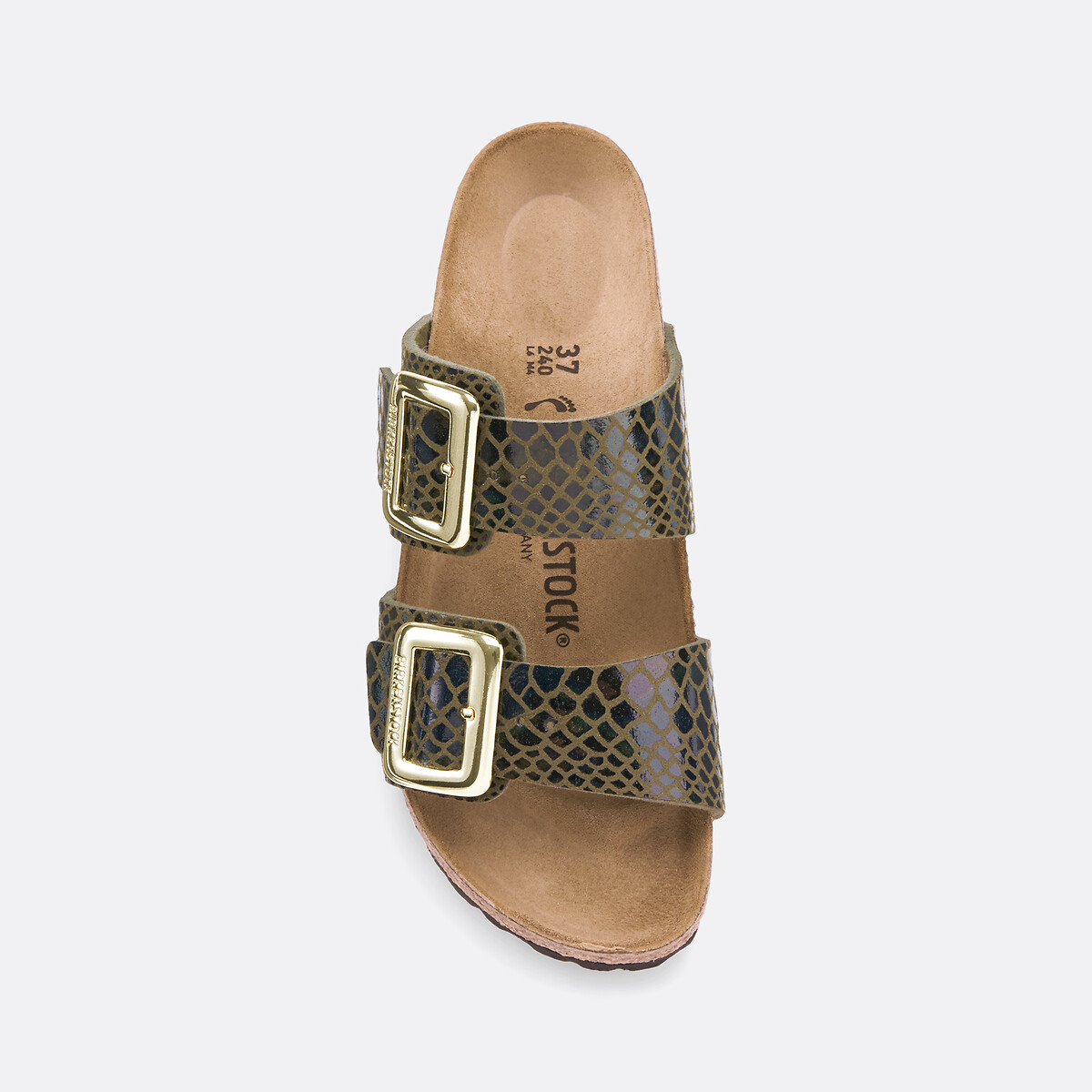 Mules doubles brides Sydney marron, BIRKENSTOCK
