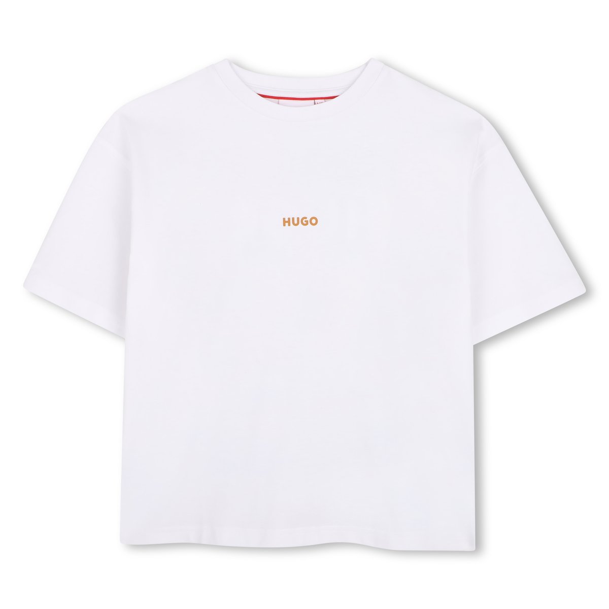 Tee-shirt manches courtes blanc, HUGO KIDSWEAR