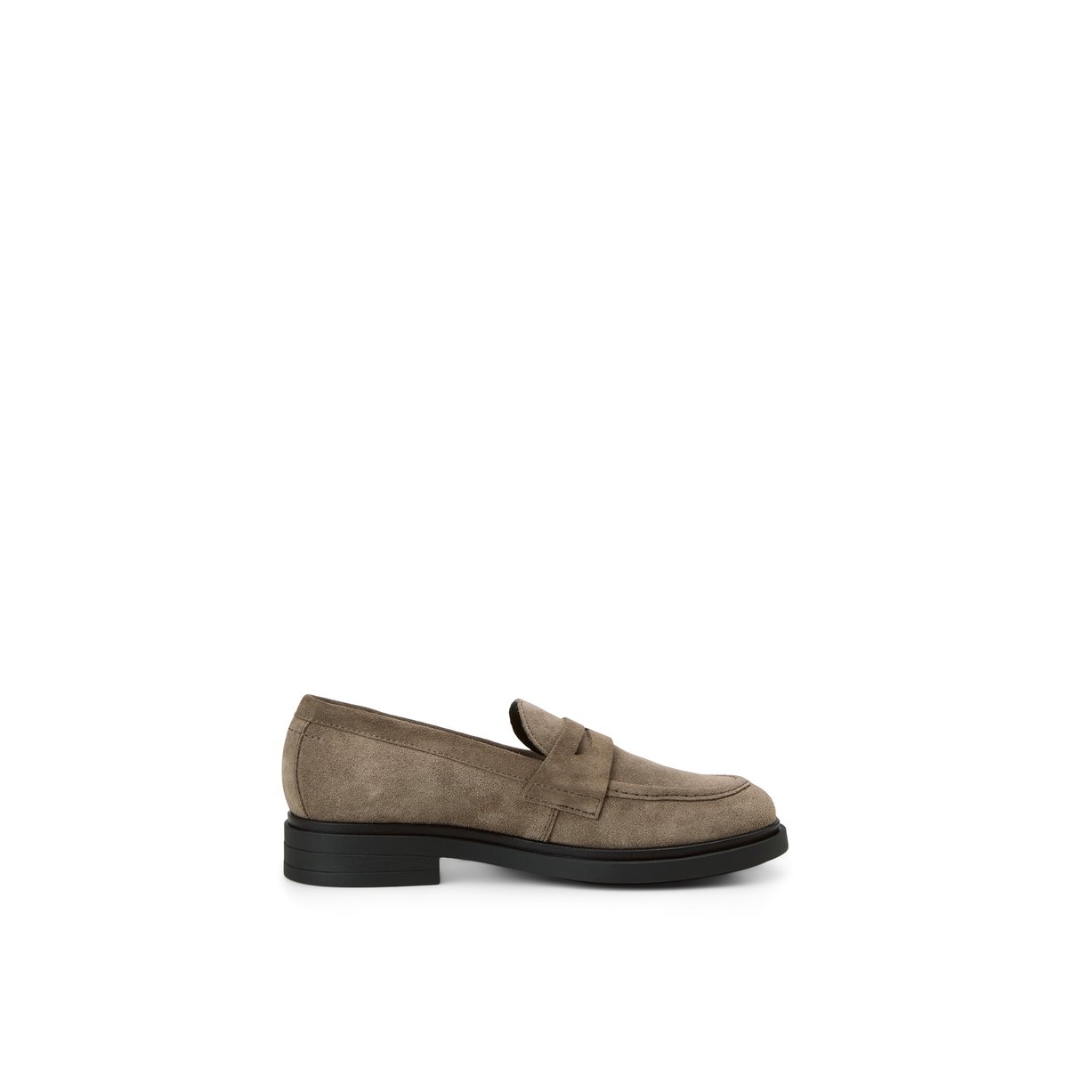 Mocassins Paula en cuir velours huilé marron clair, MARC O'POLO