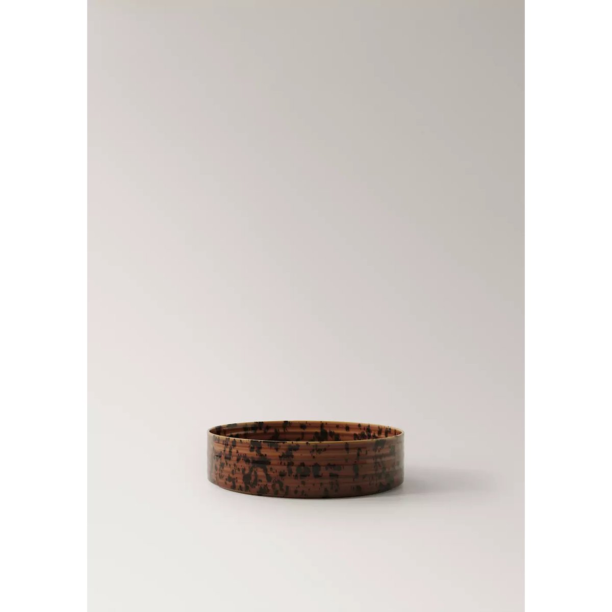 Bol en grès réactif moyen marron, MANGO HOME