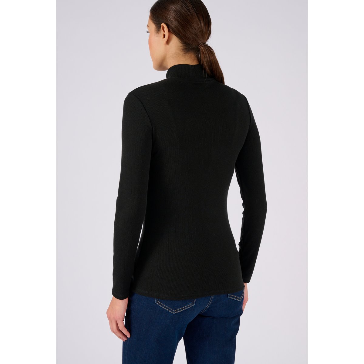 Sous-pull Thermolactyl et soie bordeaux noir, DAMART