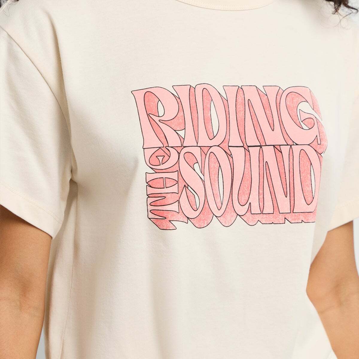 T-Shirt Avec Imprimé Graphique blanche toile, PEPE JEANS