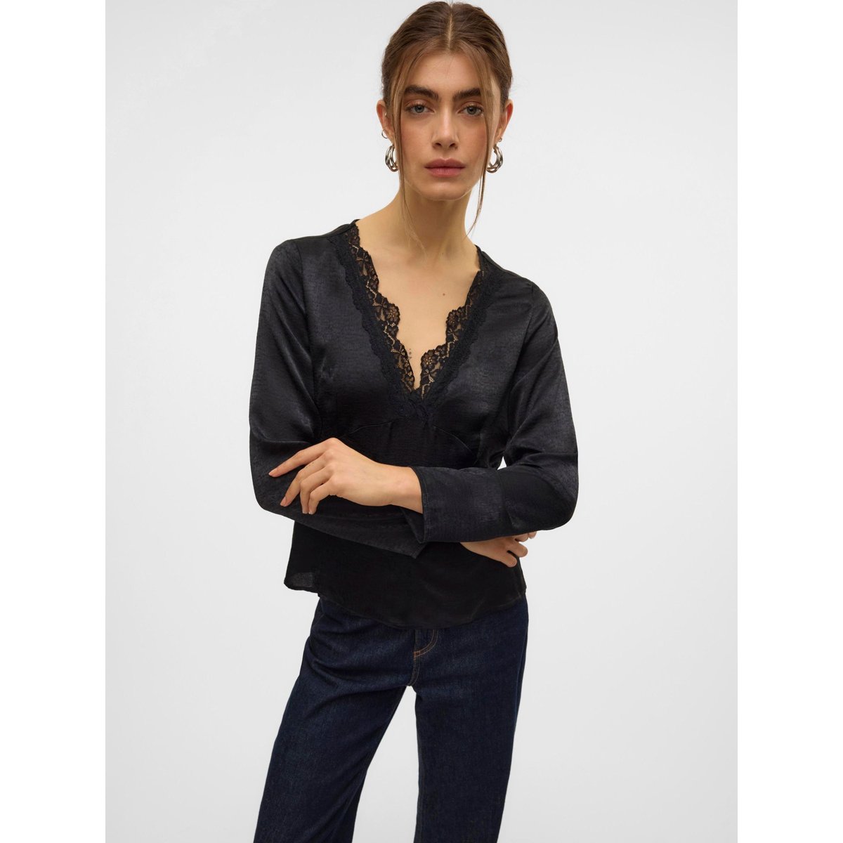 Blouse noire - black, VERO MODA