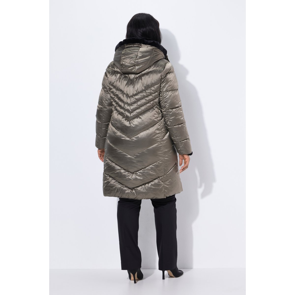 Manteau matelassé HYPAR, effet métallisé or, ULLA POPKEN