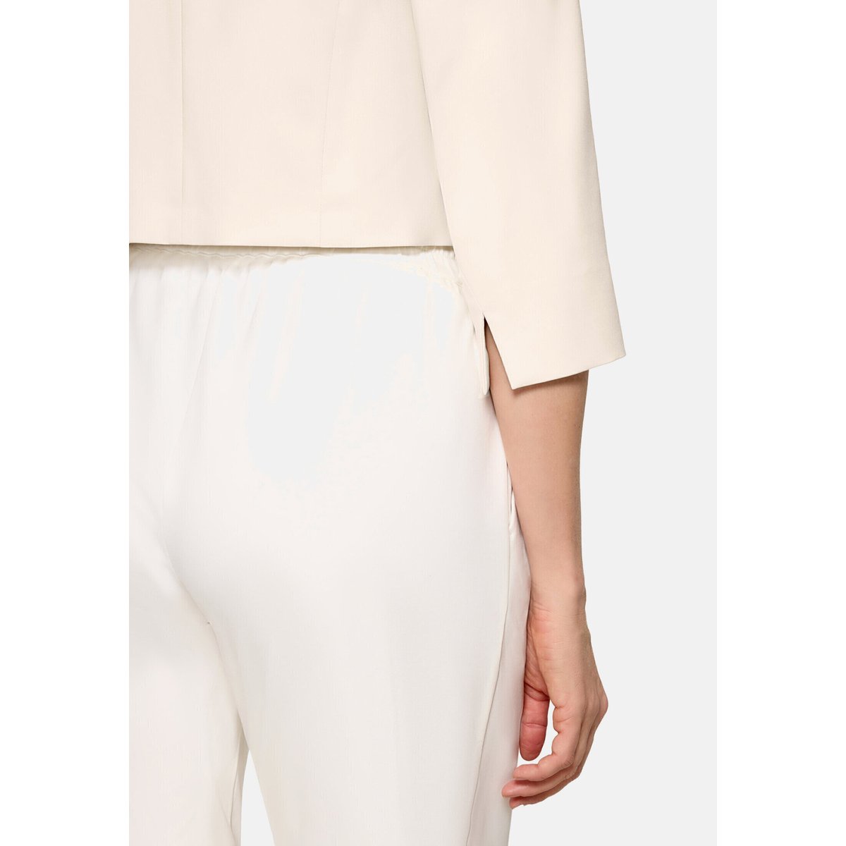 Blazer court à manches 3/4 silky beige, BETTY BARCLAY