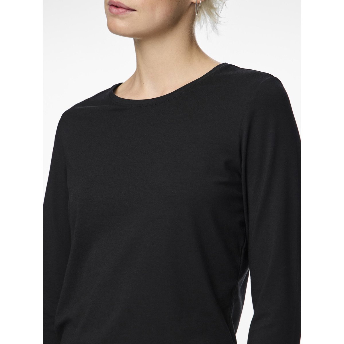 Top À Manches Longues noir - black, PIECES