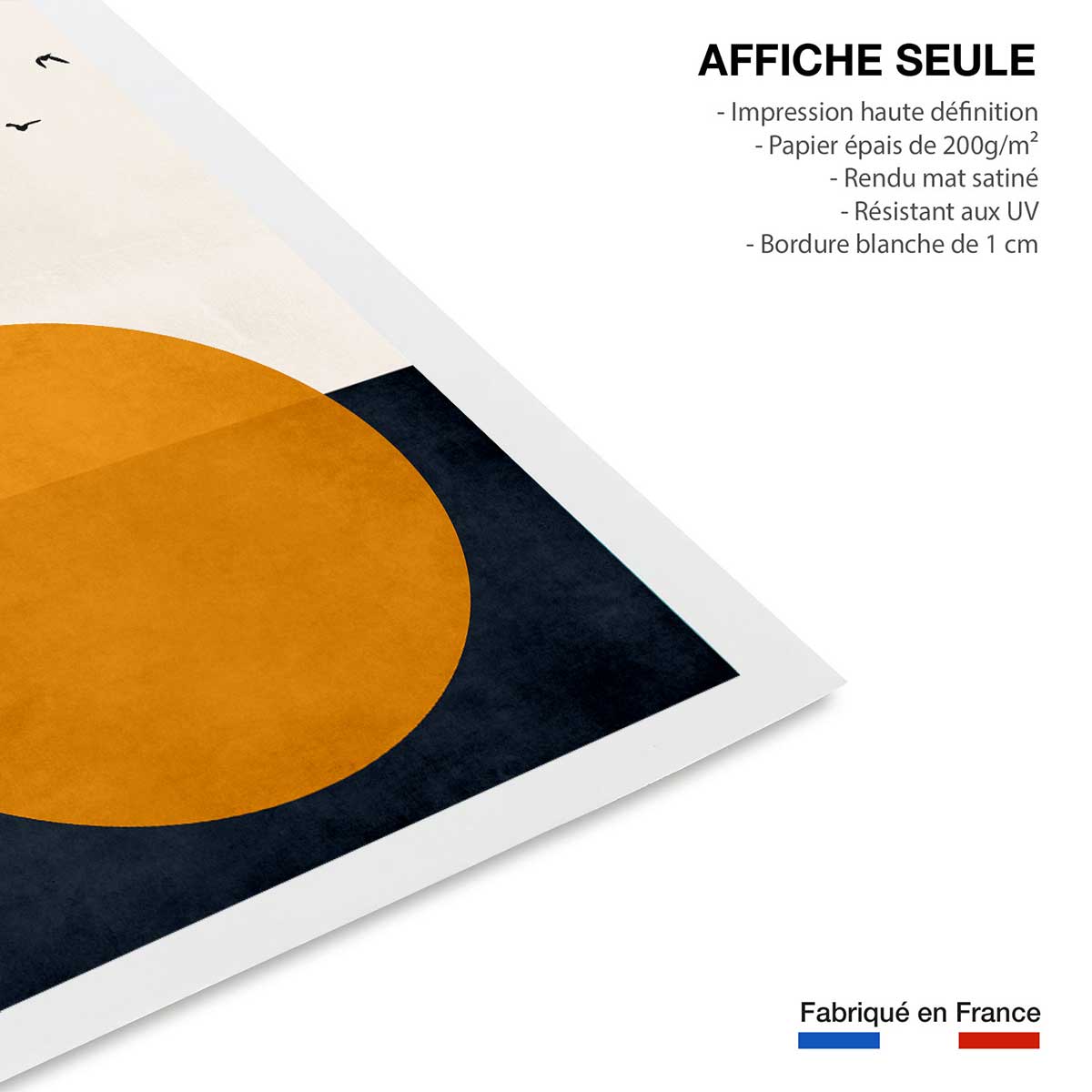 Affiche dessin ""mélodie de la vie"" affiche seule, HEXOA