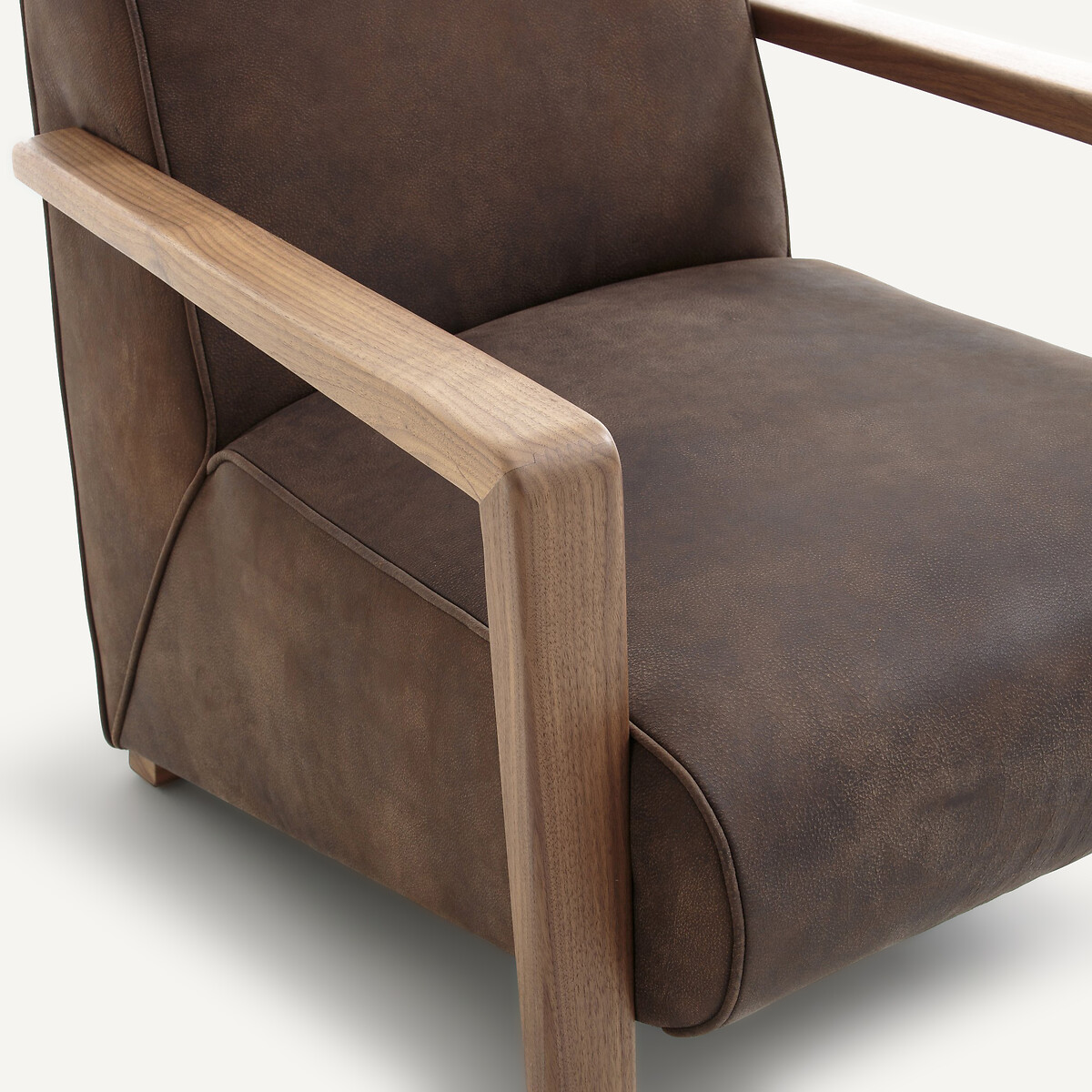 Leren fauteuil Sanami koffie, AM.PM