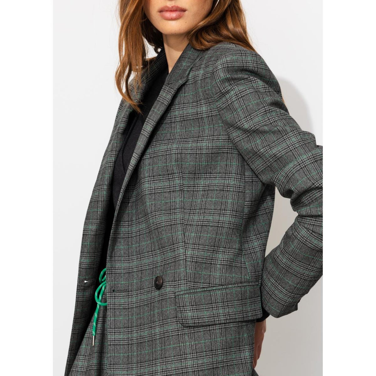Veste de tailleur à carreaux carreaux multicolores, PROMOD