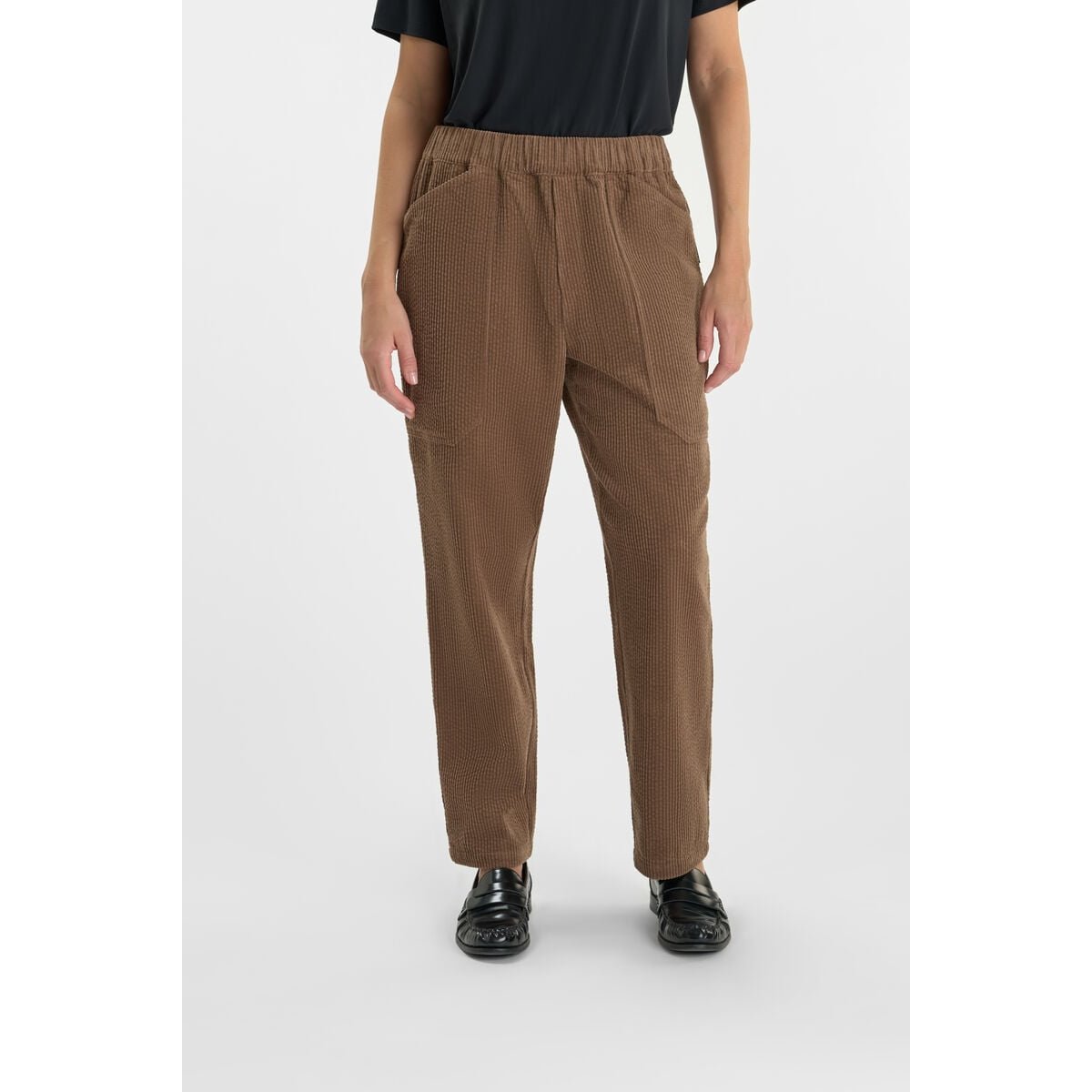 Pantalon droite CORDO cocoa, LE TEMPS DES CERISES
