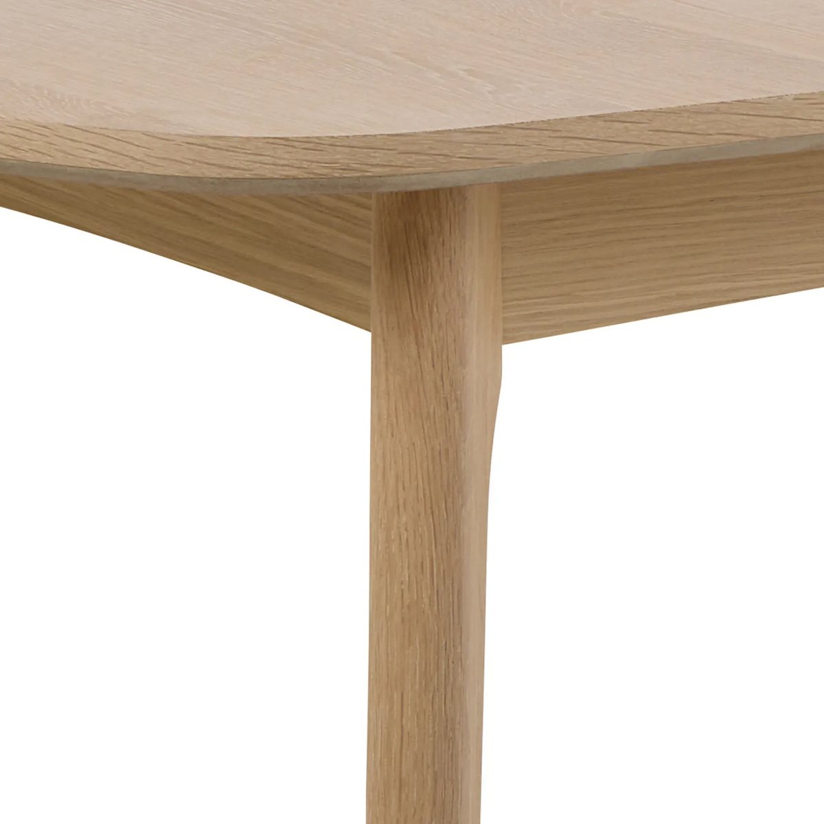 Table à manger ovale en bois blanchi + 2 allonges 8/12 places L180/270 - MARTINE bois clair, HELLIN, DEPUIS 1862