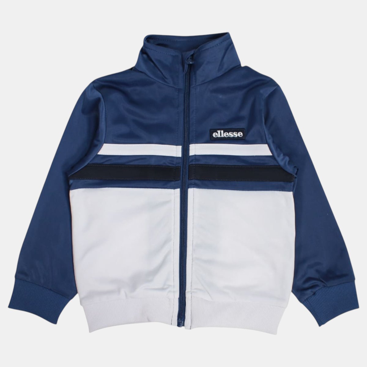 Ensemble veste zippée col montant et pantalon de jogging TRACK bleu marine, ELLESSE