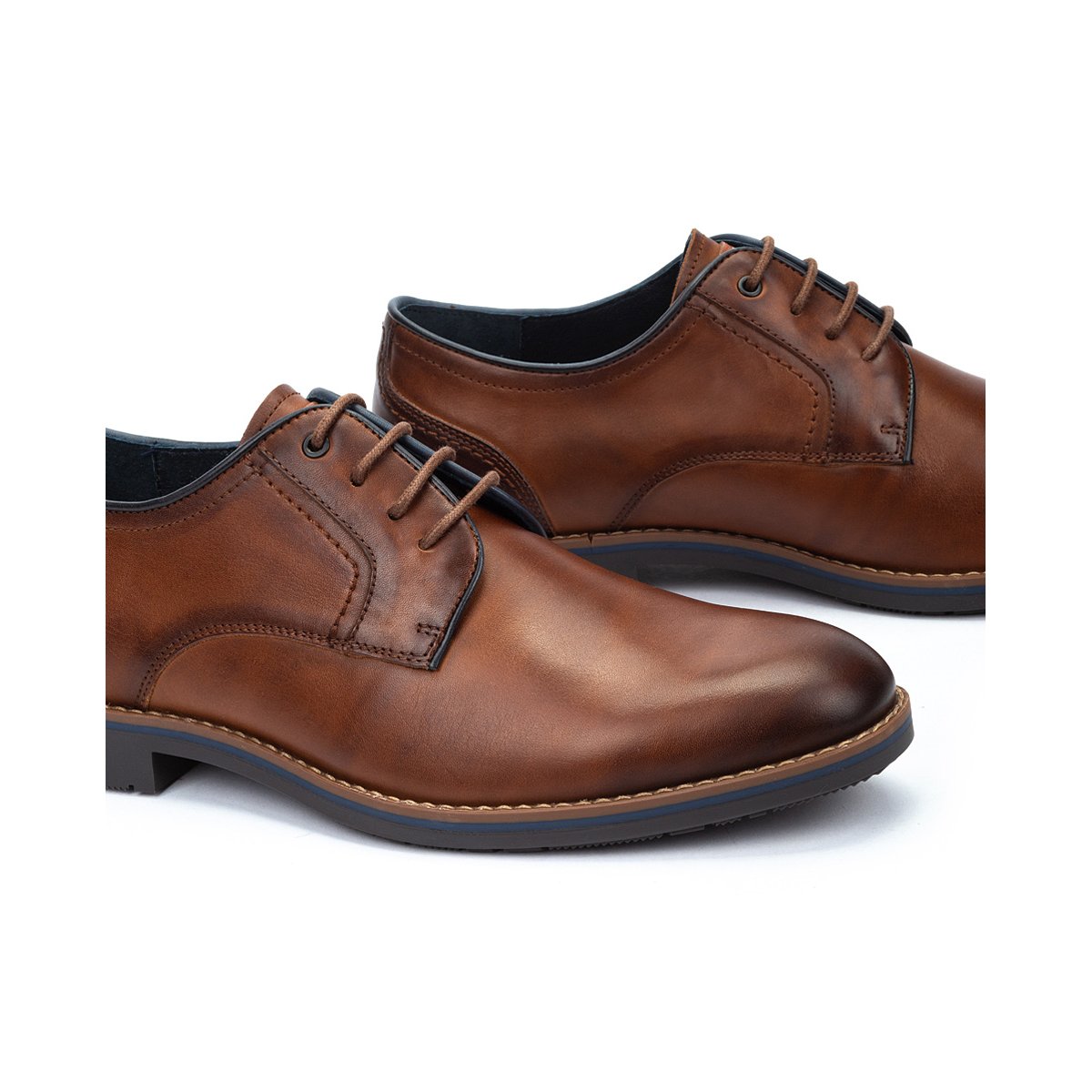 Chaussures à lacets cuir Leon cuero, PIKOLINOS