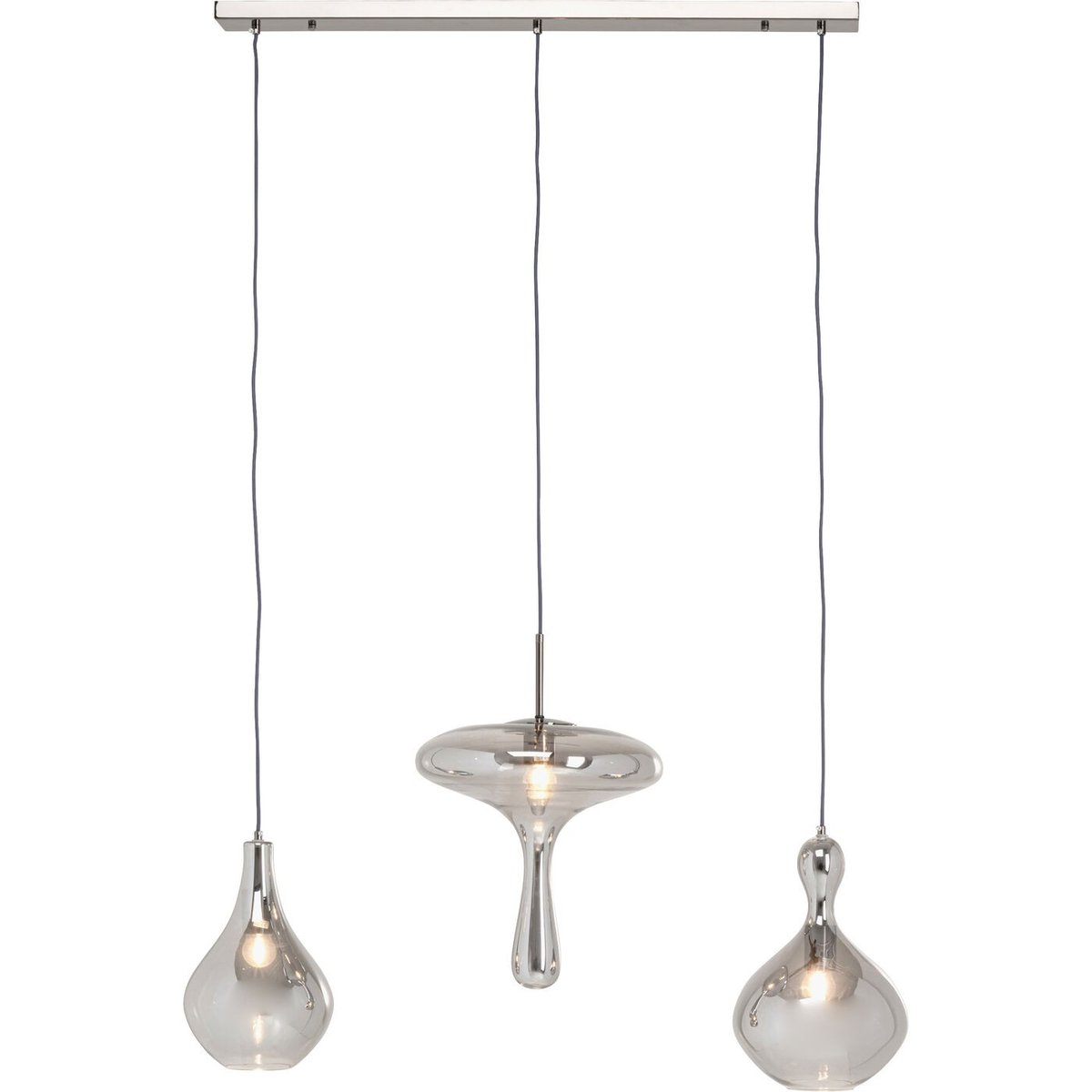 Suspension en verre, GOCCIA gris, KARE DESIGN