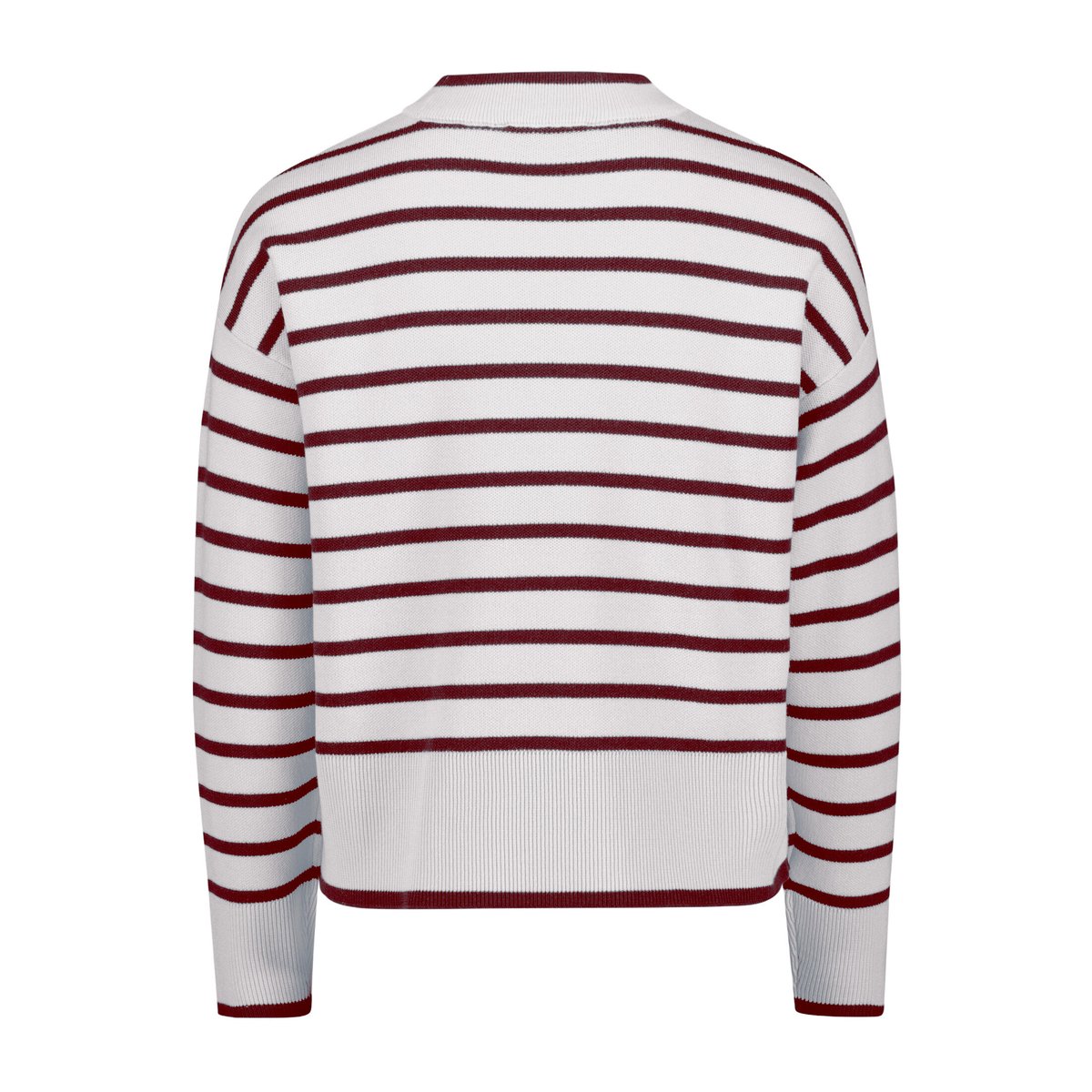 Pull-over en maille à rayures cream/dark red, BETTY & CO