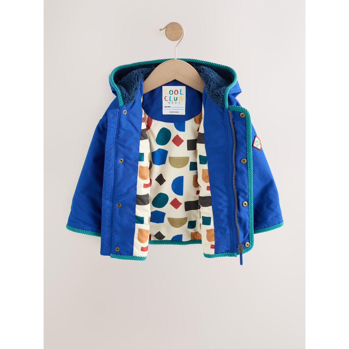 Veste à capuche bleu, NEXT