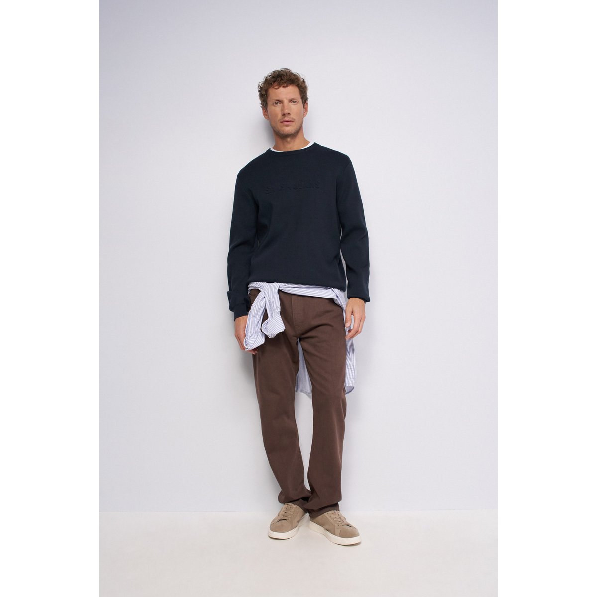 SWEAT AVEC LOGO bleu foncé, SALSA JEANS