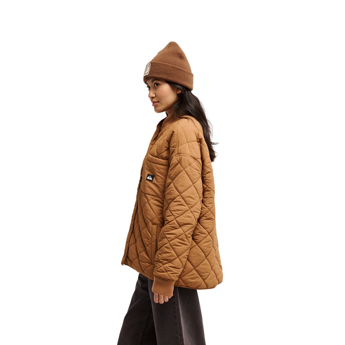 Veste matelassée SHINING QUILTED marron rawhide, QUIKSILVER