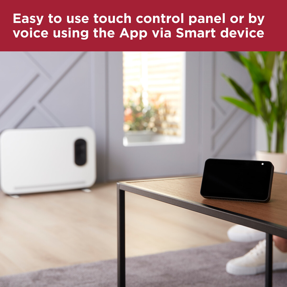 2.2KW Smart Convection Heater - BXCV41014 white, BLACK & DECKER