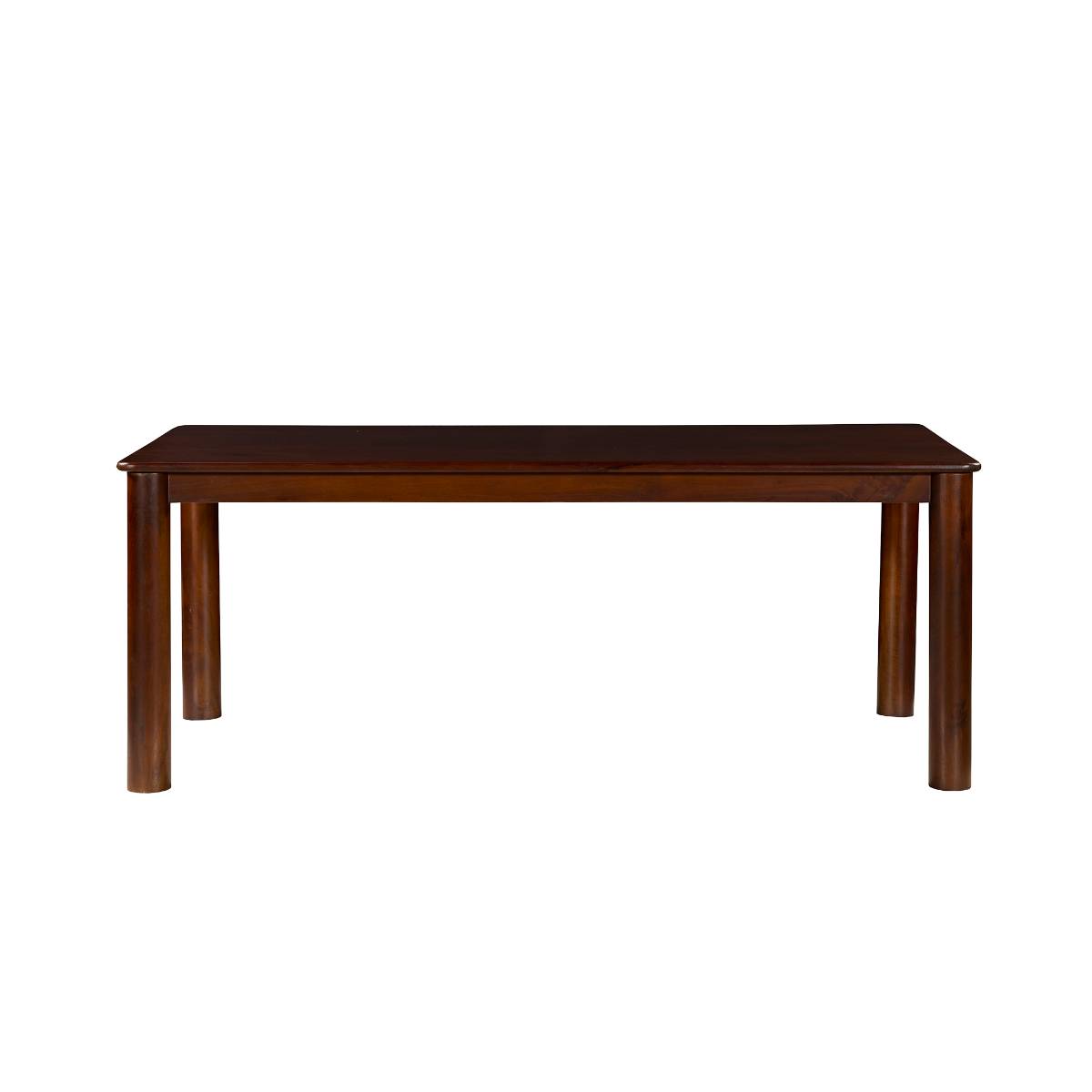 Table à manger en bois de manguier RIVEN bois foncé, MADE IN MEUBLES 
