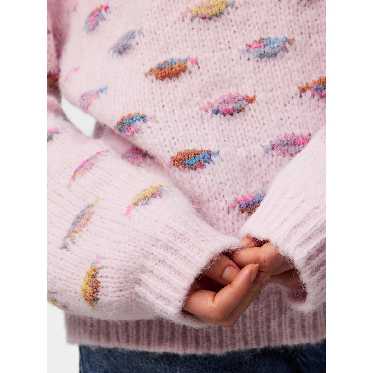 Pull En Maille violet - light lilac1, PIECES