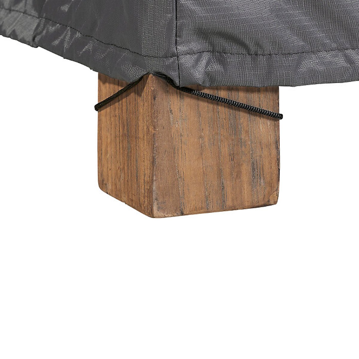 Garden L-Shape Lounge Set Cover 220x220cm grey, AEROCOVER