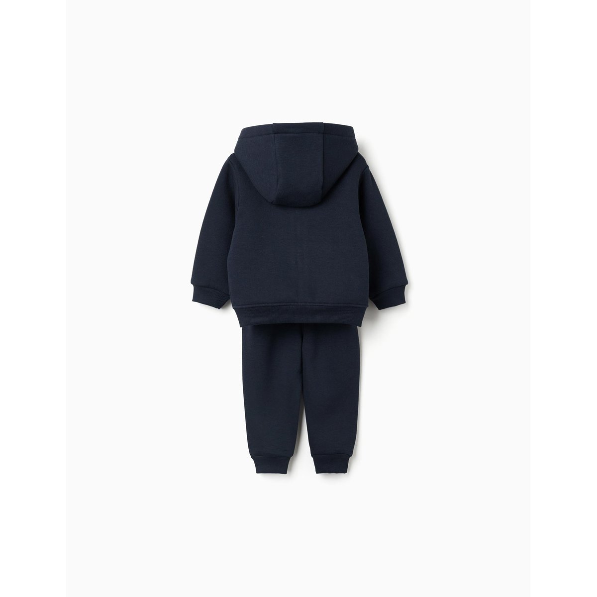 Ensemble de jogging 3 pièces en coton peigné bleu foncé, ZIPPY